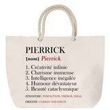 Sac Fête des Mères Mamie Famille Idée Cadeau anniversaire Noël Travail Boulot Métier Départ Retraite Collègue Femme cabas shopping plage