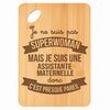 Planche bambou gravée personnalisée femme idée cadeau Fête des Mères apéro 30×20 prénom cuisine plateau fromage anniversaire noel maman mamie