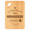 Planche bambou gravée personnalisée femme idée cadeau Fête des Mères apéro 30×20 prénom cuisine plateau fromage anniversaire noel maman mamie