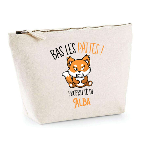 Trousse pochette de rangement maquillage Fête des Mères Mamie Famille Idée Cadeau anniversaire Noël Travail Boulot Métier Départ Retraite Collègue Femme