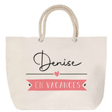 Sac Fête des Mères Mamie Famille Idée Cadeau anniversaire Noël Travail Boulot Métier Départ Retraite Collègue Femme cabas shopping plage