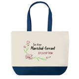 Sac de shopping bleu Maréchal-Ferrant d'exception