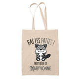 Sac tote bag réutilisable coton shopping Fête des Mères Mamie Famille Idée Cadeau anniversaire Noël Travail Boulot Métier Départ Retraite Collègue Femme