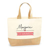 Sac Jute Fête des Mères Fêtes des Pères Mamie Papi Famille Idée Cadeau anniversaire Noël Travail Boulot Métier Départ Retraite Collègue Femme Homme