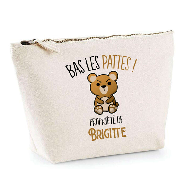 Trousse pochette de rangement maquillage Fête des Mères Mamie Famille Idée Cadeau anniversaire Noël Travail Boulot Métier Départ Retraite Collègue Femme