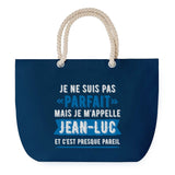 Sac de plage Bleu anse corde Jean-Luc Parfait