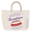 Sac Fête des Mères Mamie Famille Idée Cadeau anniversaire Noël Travail Boulot Métier Départ Retraite Collègue Femme cabas shopping plage