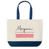 Sac de shopping bleu Morgane en Vacances