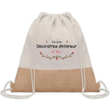Sac Fête des Mères Mamie Maman Cadeau anniversaire Noël Travail Métier Départ Retraite Collègue Femme cabas shopping plage