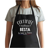 Cadeau Cuisinier cuisinière mère maman papa père mamie papi Vêtement Blouse de protection Barbecue Jardinage Tablier de Travail Tâches ménagères 