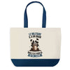 Sac de shopping bleu Militaire Panda Grain