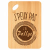 Planche bambou gravée personnalisée femme homme idée cadeau Fête des Mères Fête des Pères apéro papa maman prénom cuisine plateau fromage