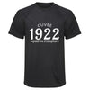 Maillot de Sport Homme 1922 Cuvee Grand Cru - T-Shirt Respirant Polyester Manches Courtes - Cadeau Sportif Anniversaire Noël Fête des Pères