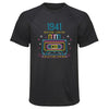 Maillot de Sport Homme 1941 Edition Limitee - T-Shirt Respirant Polyester Manches Courtes - Cadeau Sportif Anniversaire Noël Fête des Pères