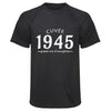 Maillot de Sport Homme 1945 Cuvee Grand Cru - T-Shirt Respirant Polyester Manches Courtes - Cadeau Sportif Anniversaire Noël Fête des Pères