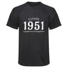 Maillot de Sport Homme 1951 Cuvee Grand Cru - T-Shirt Respirant Polyester Manches Courtes - Cadeau Sportif Anniversaire Noël Fête des Pères