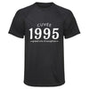 Maillot de Sport Homme 1995 Cuvee Grand Cru - T-Shirt Respirant Polyester Manches Courtes - Cadeau Sportif Anniversaire Noël Fête des Pères