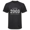 Maillot de Sport Homme 2003 Cuvee Grand Cru - T-Shirt Respirant Polyester Manches Courtes - Cadeau Sportif Anniversaire Noël Fête des Pères