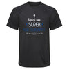 Maillot de Sport Homme Aide-Soignant Super - T-Shirt Respirant Polyester Manches Courtes - Cadeau Sportif Anniversaire Noël Fête des Pères