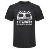 Maillot de Sport Homme Apnee Une Legende Tu Deviendras - T-Shirt Respirant Polyester Manches Courtes - Cadeau Sportif Anniversaire Noël Fête des Pères