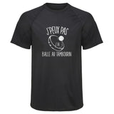 Maillot de Sport Homme Balle Au Tambourin Copie Jpeux Pas - T-Shirt Respirant Polyester Manches Courtes - Cadeau Sportif Anniversaire Noël Fête des Pères