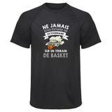 Maillot de Sport Homme Basket Octogenaire Homme - T-Shirt Respirant Polyester Manches Courtes - Cadeau Sportif Anniversaire Noël Fête des Pères