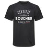 Maillot de Sport Homme Boucher - T-Shirt Respirant Polyester Manches Courtes - Cadeau Sportif Anniversaire Noël Fête des Pères