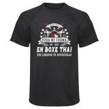 Maillot de Sport Homme Boxe Thai Une Legende Tu Deviendras - T-Shirt Respirant Polyester Manches Courtes - Cadeau Sportif Anniversaire Noël Fête des Pères