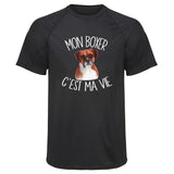 Maillot de Sport Homme Boxer Cest la Vie - T-Shirt Respirant Polyester Manches Courtes - Cadeau Sportif Anniversaire Noël Fête des Pères