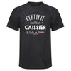 Maillot de Sport Homme Caissier - T-Shirt Respirant Polyester Manches Courtes - Cadeau Sportif Anniversaire Noël Fête des Pères