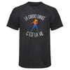 Maillot de Sport Homme Cardio Dance Cest la Vie - T-Shirt Respirant Polyester Manches Courtes - Cadeau Sportif Anniversaire Noël Fête des Pères