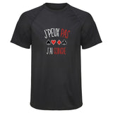 Maillot de Sport Homme Coinche Bon Jpeux Pas - T-Shirt Respirant Polyester Manches Courtes - Cadeau Sportif Anniversaire Noël Fête des Pères