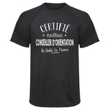 Maillot de Sport Homme Conseiller D_Orientation - T-Shirt Respirant Polyester Manches Courtes - Cadeau Sportif Anniversaire Noël Fête des Pères