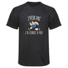 Maillot de Sport Homme Course a Pied Copie Jpeux Pas - T-Shirt Respirant Polyester Manches Courtes - Cadeau Sportif Anniversaire Noël Fête des Pères
