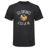 Maillot de Sport Homme Cupcakes Cest la Vie - T-Shirt Respirant Polyester Manches Courtes - Cadeau Sportif Anniversaire Noël Fête des Pères