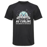 Maillot de Sport Homme Curling Une Legende Tu Deviendras - T-Shirt Respirant Polyester Manches Courtes - Cadeau Sportif Anniversaire Noël Fête des Pères