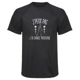 Maillot de Sport Homme Danse Moderne Copie Jpeux Pas - T-Shirt Respirant Polyester Manches Courtes - Cadeau Sportif Anniversaire Noël Fête des Pères