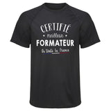 Maillot de Sport Homme Formateur - T-Shirt Respirant Polyester Manches Courtes - Cadeau Sportif Anniversaire Noël Fête des Pères
