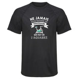 Maillot de Sport Homme Homme Trentenaire Aquabike - T-Shirt Respirant Polyester Manches Courtes - Cadeau Sportif Anniversaire Noël Fête des Pères