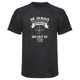 Maillot de Sport Homme Homme Trentenaire Tir - T-Shirt Respirant Polyester Manches Courtes - Cadeau Sportif Anniversaire Noël Fête des Pères