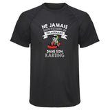 Maillot de Sport Homme Karting Sexagenaire Homme - T-Shirt Respirant Polyester Manches Courtes - Cadeau Sportif Anniversaire Noël Fête des Pères