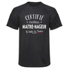 Maillot de Sport Homme Maitre-Nageur - T-Shirt Respirant Polyester Manches Courtes - Cadeau Sportif Anniversaire Noël Fête des Pères