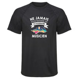 Maillot de Sport Homme Musicien Octogenaire Homme - T-Shirt Respirant Polyester Manches Courtes - Cadeau Sportif Anniversaire Noël Fête des Pères