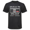 Maillot de Sport Homme Niveau 78 - T-Shirt Respirant Polyester Manches Courtes - Cadeau Sportif Anniversaire Noël Fête des Pères