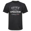 Maillot de Sport Homme Operateur - T-Shirt Respirant Polyester Manches Courtes - Cadeau Sportif Anniversaire Noël Fête des Pères