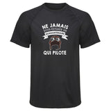 Maillot de Sport Homme Pilote Copie Quarantenaire Homme - T-Shirt Respirant Polyester Manches Courtes - Cadeau Sportif Anniversaire Noël Fête des Pères