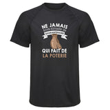 Maillot de Sport Homme Poterie Copie Quarantenaire Homme - T-Shirt Respirant Polyester Manches Courtes - Cadeau Sportif Anniversaire Noël Fête des Pères