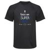 Maillot de Sport Homme pour Bebe Super - T-Shirt Respirant Polyester Manches Courtes - Cadeau Sportif Anniversaire Noël Fête des Pères