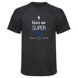 Maillot de Sport Homme pour Bebe Super - T-Shirt Respirant Polyester Manches Courtes - Cadeau Sportif Anniversaire Noël Fête des Pères