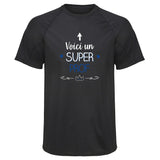 Maillot de Sport Homme pour Prof Super - T-Shirt Respirant Polyester Manches Courtes - Cadeau Sportif Anniversaire Noël Fête des Pères